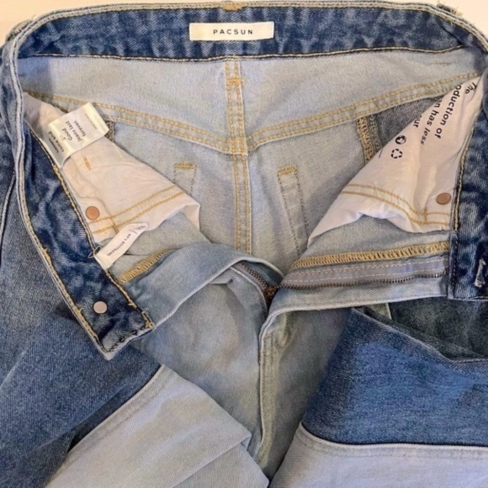 PacSun Eco Two-Tone 90’s Boyfriend jeans - Picture 4 of 6